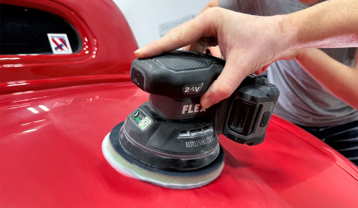 Wet sanding paint correction before ceramic coating